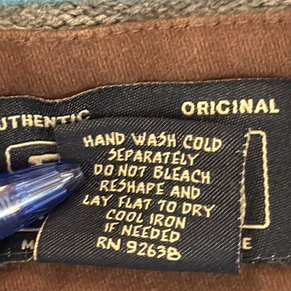 VTG 90s Fossil Gray Stripe Crewneck Sweater Cotton Lambswool Blend Grandpa Large - Picture 4 of 10